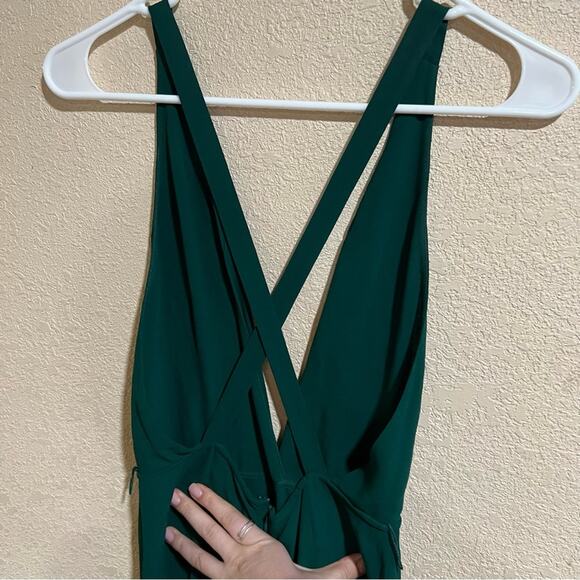 Reformation Sofi Wide Leg Jumpsuit - Emerald - size 2 - Picture 3 of 6
